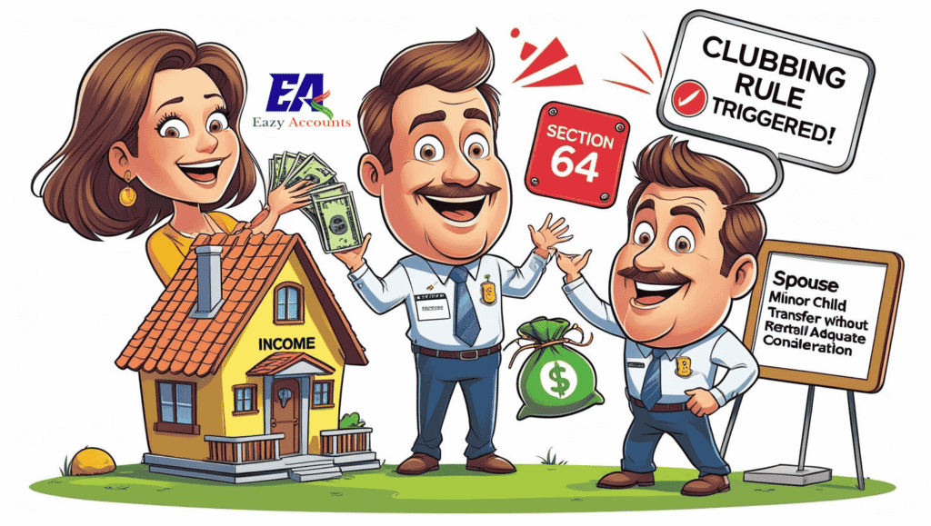 Clubbing of income under income tax